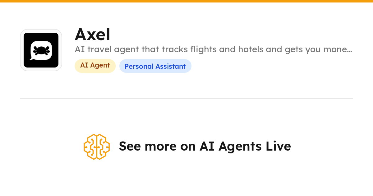 Axel: AI agent reviews, ratings and features 2026 | AI Agents Live